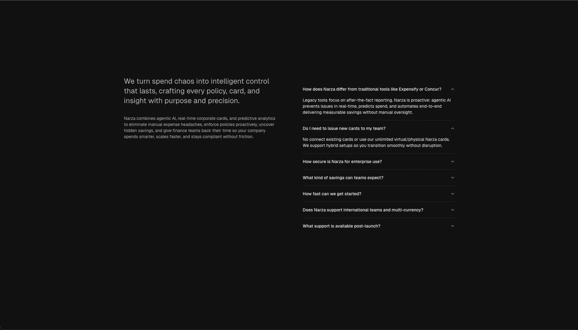 Narza FAQs